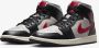 Jordan Wmns Air 1 Mid Basketball Schoenen black gym red college grey sail maat: 40 beschikbare maaten:36.5 37.5 38.5 39 40.5 41 42 - Thumbnail 1