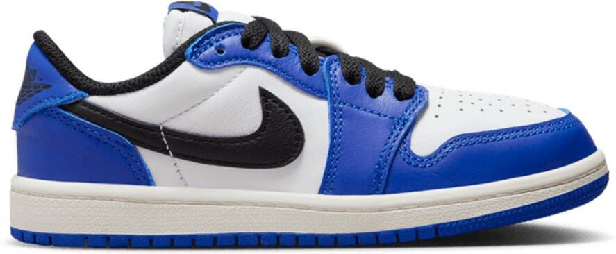 Air Jordan 1 Retro Low OG White Black Game Royal Sail FQ5436-140 blauw zwart wit sneakers laag kinderschoenen unisex