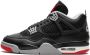 Air Jordan 4 Retro 'Bred Reimagined' (GS) FQ8213-006 zwart grijs- rood kindersneakers sneakers hoog - Thumbnail 1