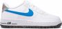 Nike AIR FORCE 1 LV8 Sneakers Wit Blauw - Thumbnail 1