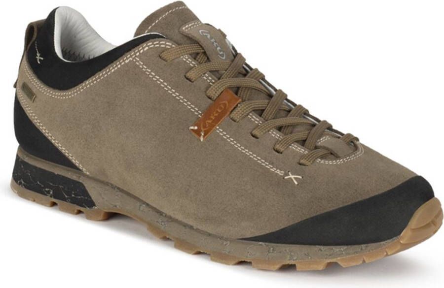 Aku Bellamont III Suede Gtx Heren Lage Wandelschoen Sand Black