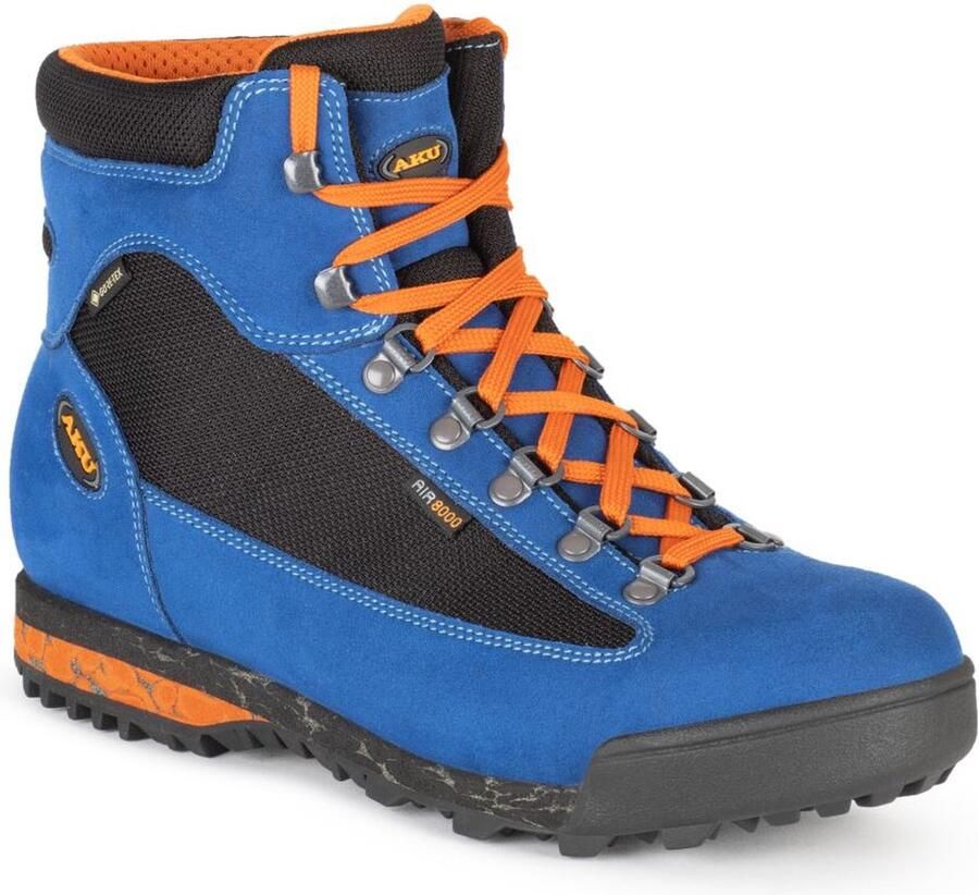 Aku Slope V-Light Gtx Heren Hoge Wandelschoen Blue Orange