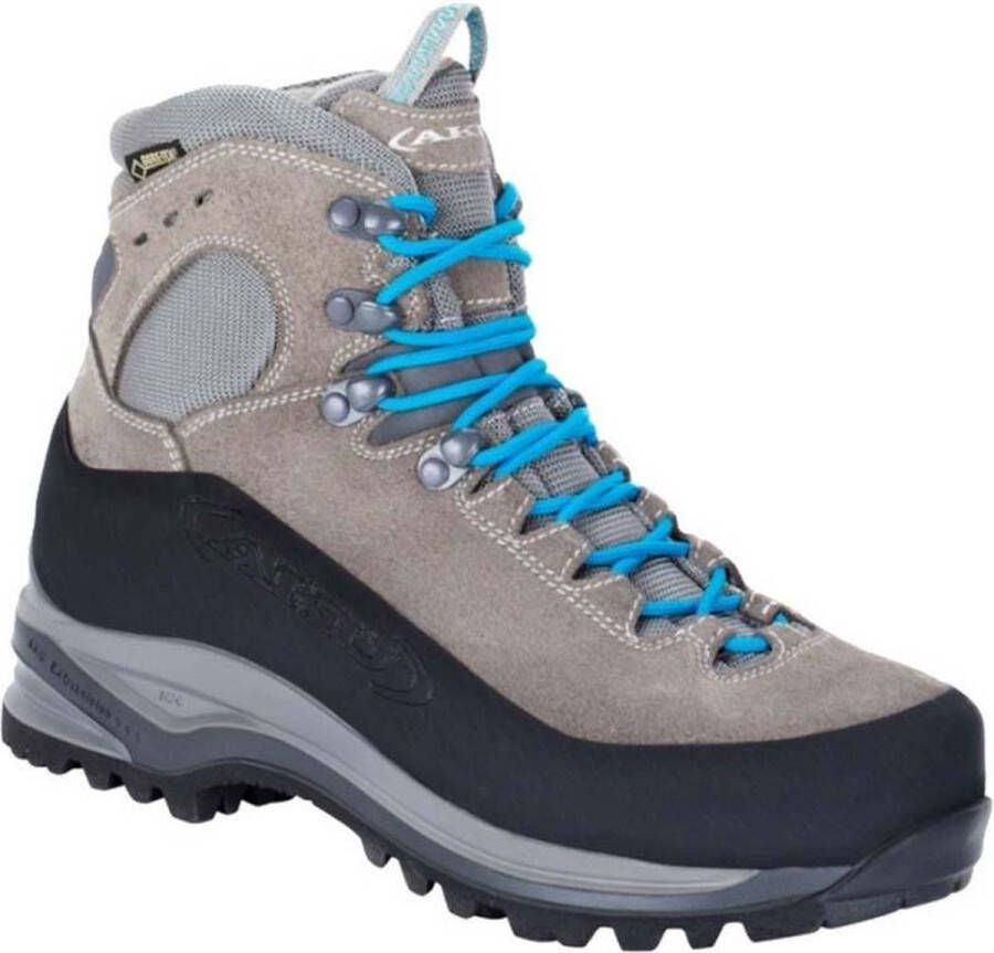 Aku Superalp Goretex Wandelschoenen Light Grey Turquoise Dames