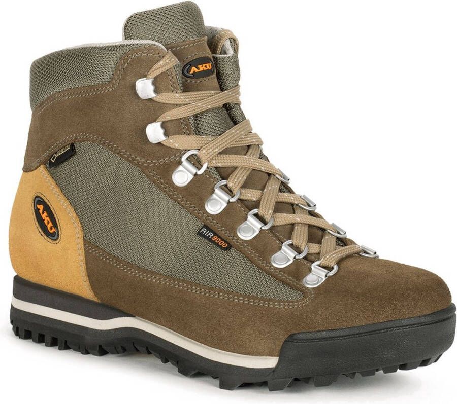 Aku Ultra Light Micro Goretex Wandelschoenen Grey Green Dames