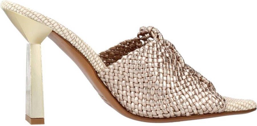 Albano Heeled Mules Beige Dames