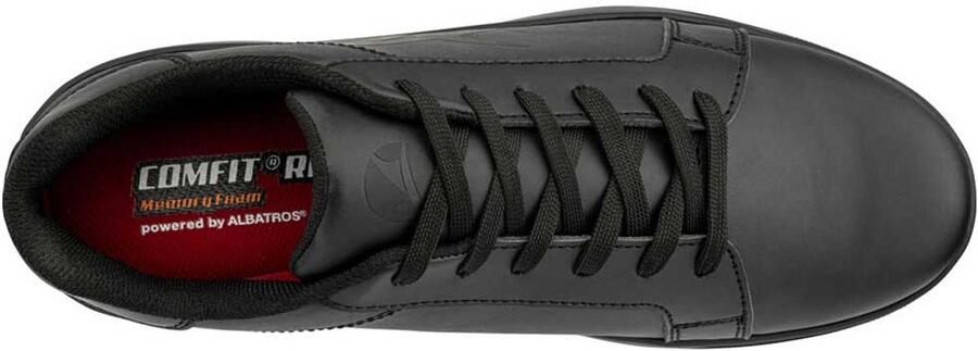 Albatros SR Collectie Albatros Boogie ST BLK Low Horeca Werkschoenen Onbeveiligd GRIPPAZ Antislip Vegan Metaalvrij