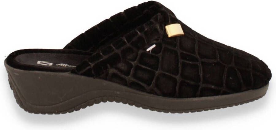 Alberola Dames Pantoffel Zwart