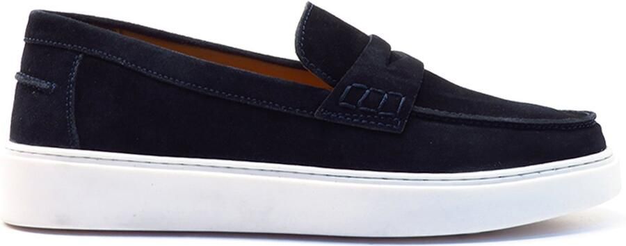 Alberto Torresi Blauw instapper M078825 Navy Blauw