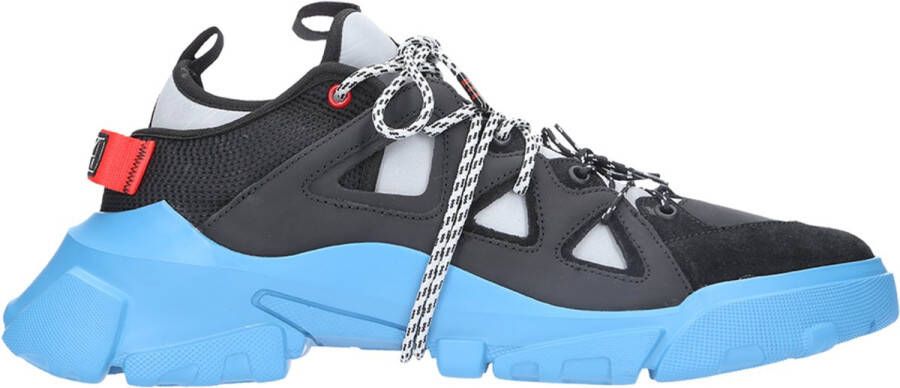 Alexander mcqueen Oversized Wit Holografisch Leren Sneakers Meerkleurig Dames