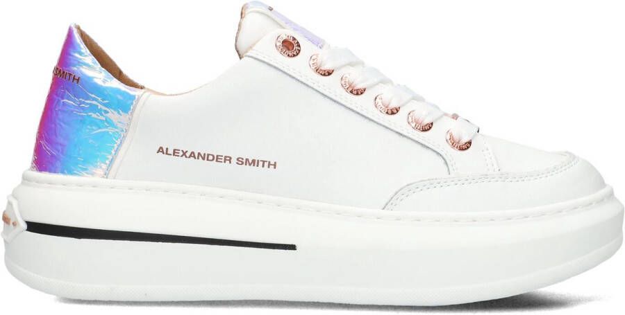 ALEXANDER SMITH Lage Sneakers Dames 1896 Maat: 37 Materiaal: Leatherlook Kleur: Wit