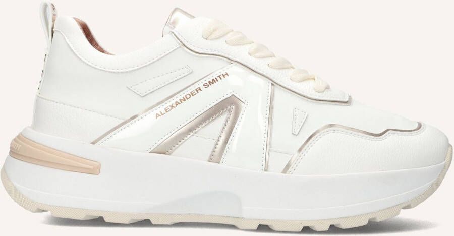 ALEXANDER SMITH Lage Sneakers Dames 2047 Maat: 37 Materiaal: Leer Kleur: Wit