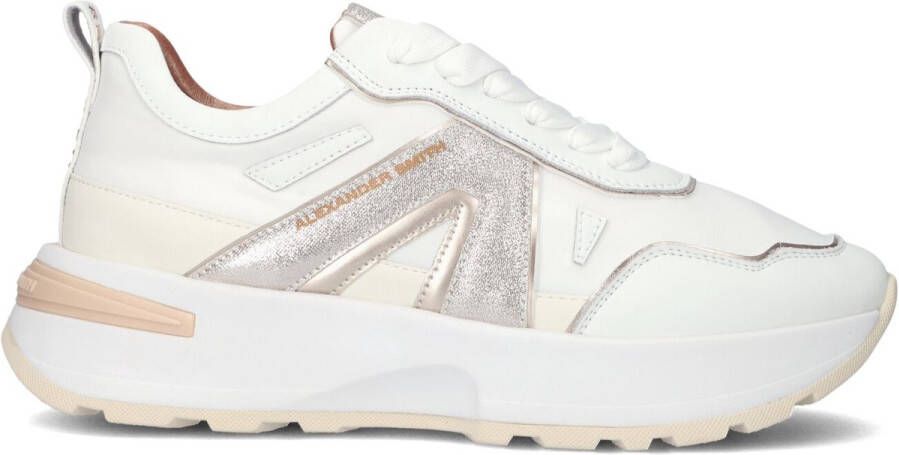 ALEXANDER SMITH Lage Sneakers Dames 2164 Maat: 36 Materiaal: Leer Kleur: Wit