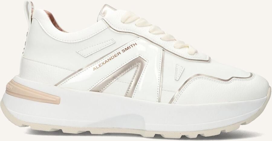 ALEXANDER SMITH Lage Sneakers Dames 2047 Maat: 38 Materiaal: Leer Kleur: Wit