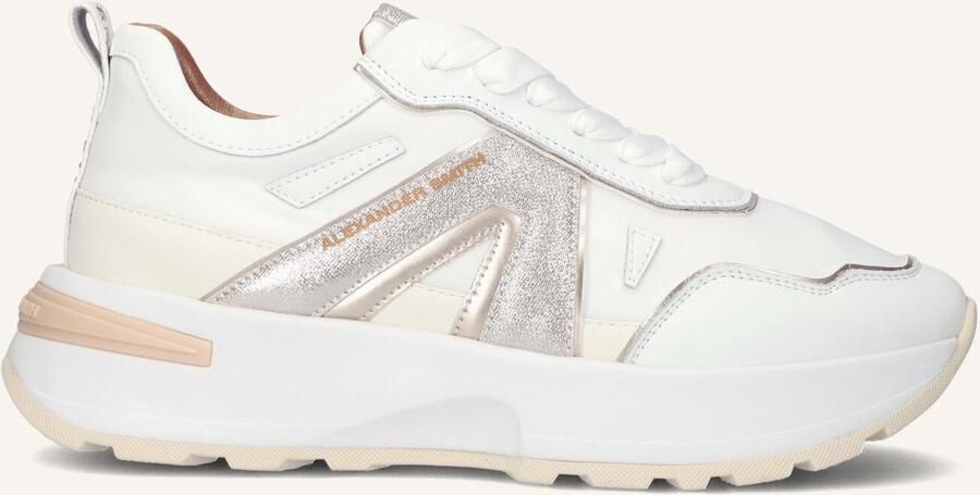 ALEXANDER SMITH Lage Sneakers Dames 2164 Maat: 41 Materiaal: Leer Kleur: Wit
