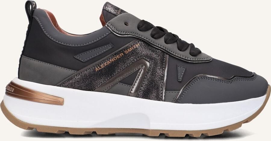 ALEXANDER SMITH Lage Sneakers Dames Liverpool Leer Grijs