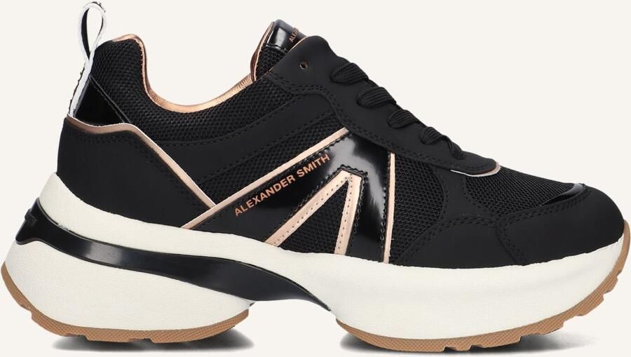 ALEXANDER SMITH Lage Sneakers Dames Victoria Maat: 42 Materiaal: Textiel Kleur: Zwart