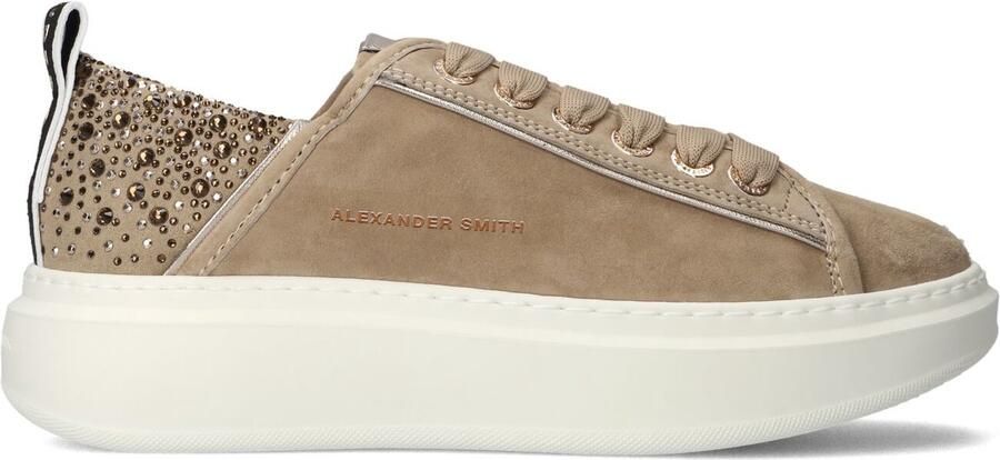 ALEXANDER SMITH Lage Sneakers Dames Wembley Maat: 38 Materiaal: Suède Kleur: Beige