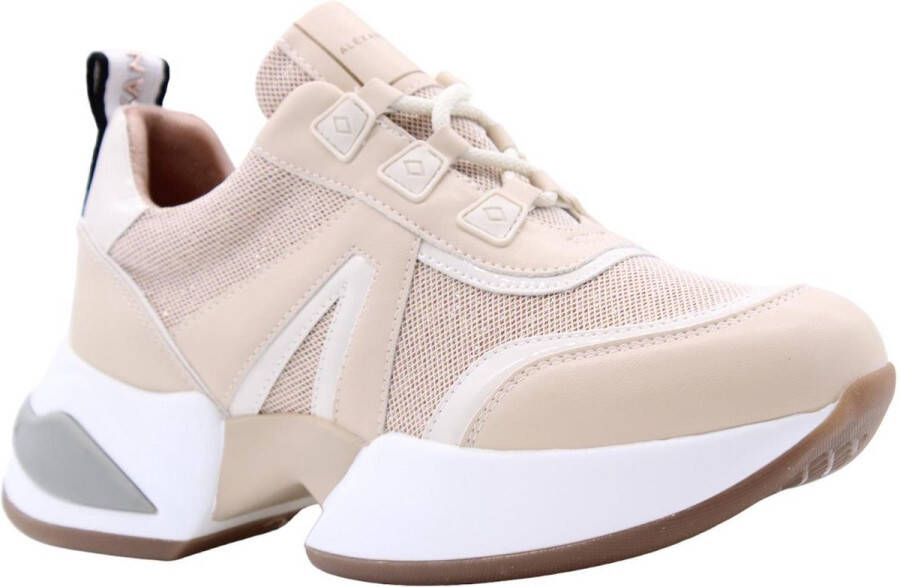 Alexander Smith Stijlvolle frambooskleurige sneakers voor vrouwen Beige Dames