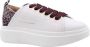 Alexander Smith Witte leren sneakers met blauwe details White - Thumbnail 8