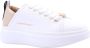 Alexander Smith Witte leren sneakers met blauwe details White - Thumbnail 11