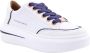 Alexander Smith Wembley Sneakers met Iridescent Azure Applicaties White - Thumbnail 9