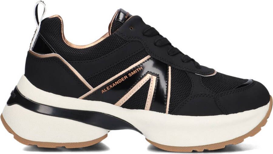 ALEXANDER SMITH Lage Sneakers Dames Victoria Maat: 41 Materiaal: Textiel Kleur: Zwart