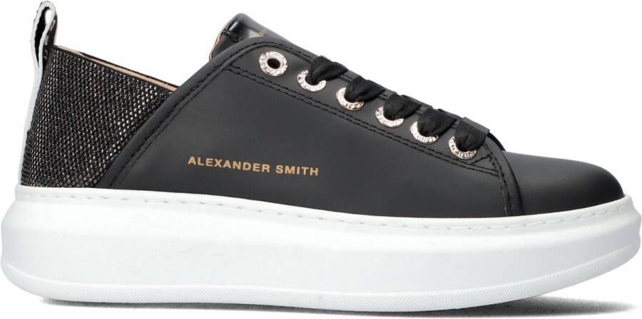 Alexander Smith Wembley Lage sneakers Leren Sneaker Dames Zwart