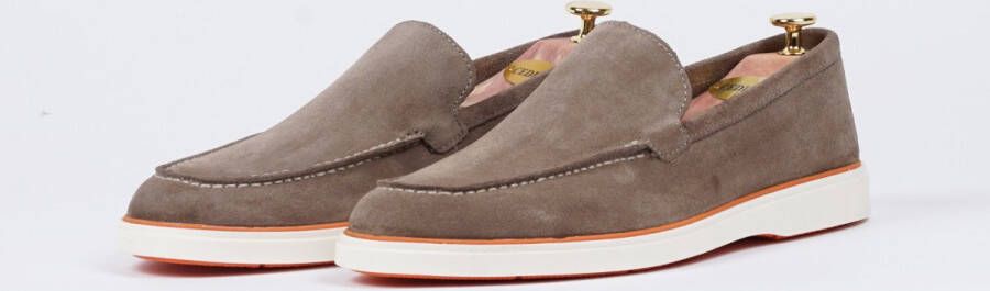 Alfie Walker Heritage Suède Loafer Beige