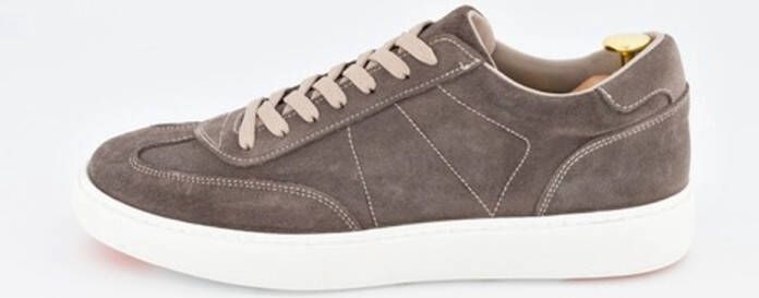 Alfie Walker Whaler heren sneaker suède taupe