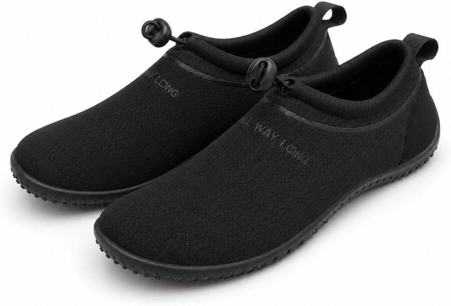 ALL WAY LONG Waterschoenen voor Volwassenen Anti-Slip Zwemschoenen Zwart