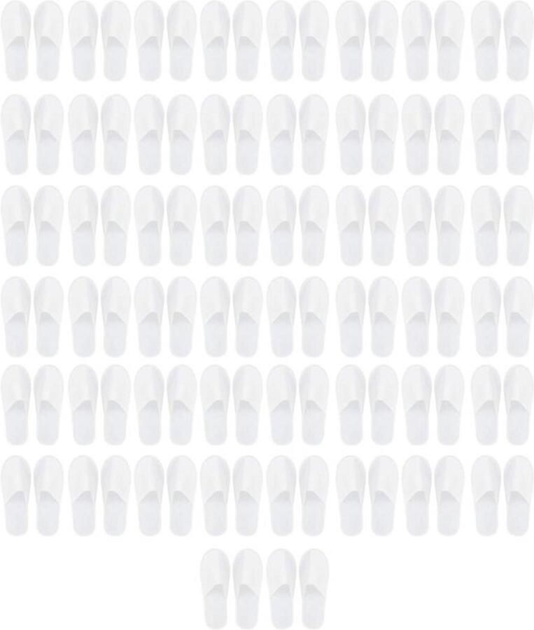Wegwerpslippers 50 Paar Antislip 27x Lichtgewicht Comfortabel Hygiënisch Materiaal Slippers