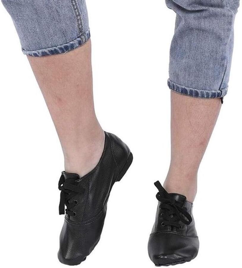 Allecto Plus Jazz Dance schoenen voor volwassenen met elastische PU