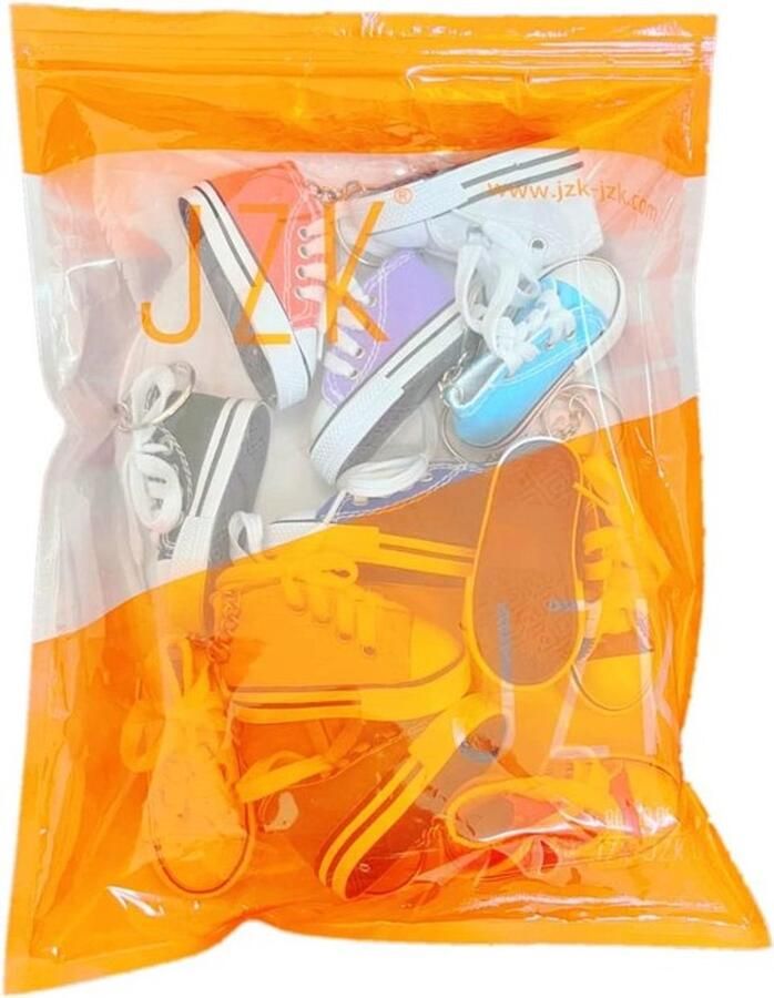 Allecto Plus Mini sneakers sleutelhangers voor feest gunsten in canvas voor