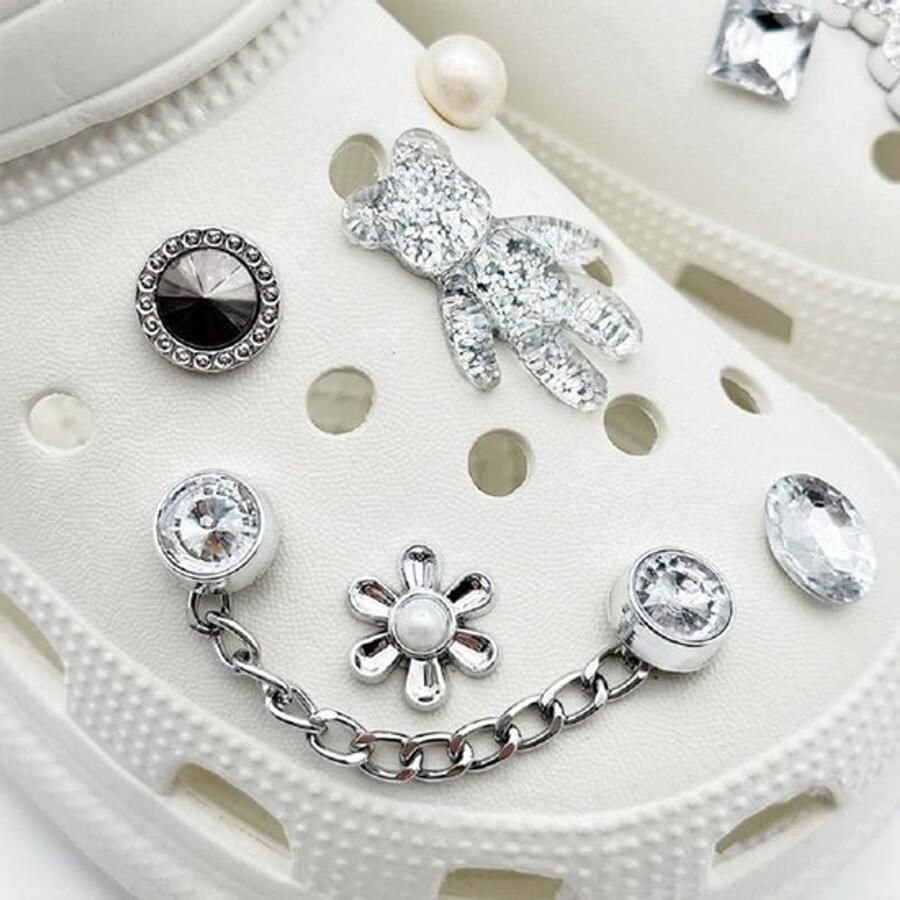 Allecto Plus Rhinestone schoenaccessoires voor vrouwen