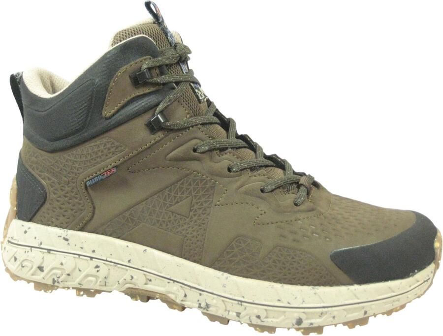 Allrounder by Mephisto Heren wandelschoen half hoog Veel demping Bruin