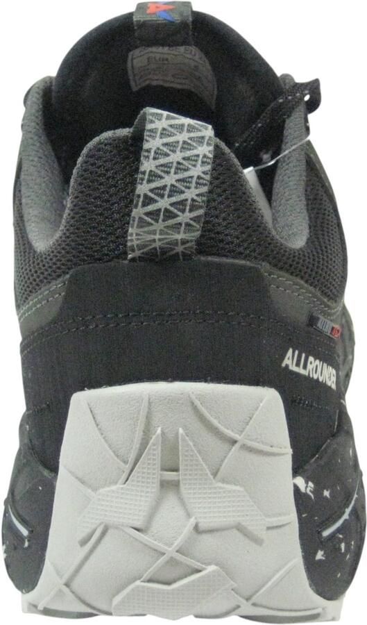 Allrounder by Mephisto Heren wandelschoen Veel demping Antraciet Grijs