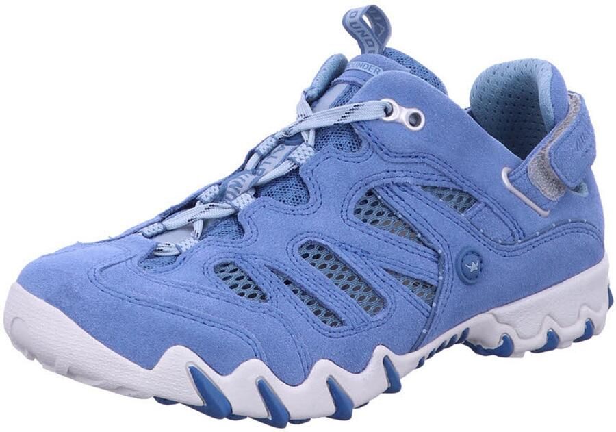 Allrounder Sneakers laag 'Schnürschuh Damen P2008631 Echtleder in blau' blauw