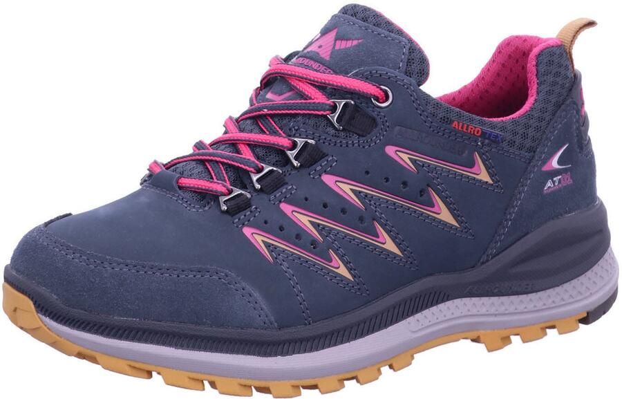 Allrounder dames wandelschoenen blauw