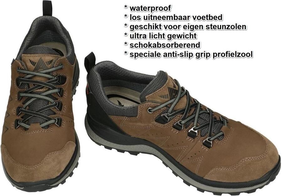 Allrounder Outdoor Wandelschoen Rake Off-TEX Bruin 8½ 42½ - Foto 5