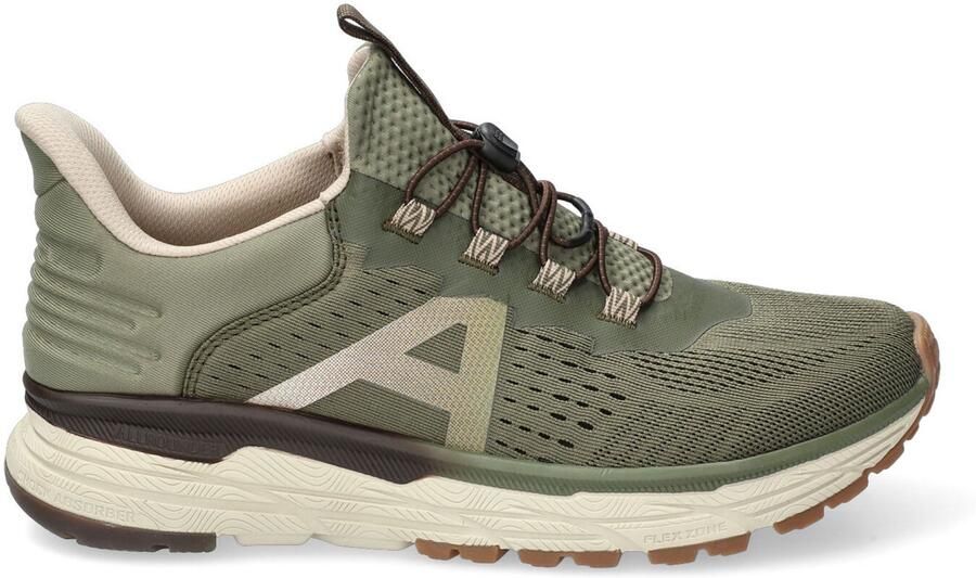 Allrounder heren veterschoenen olijfgroen