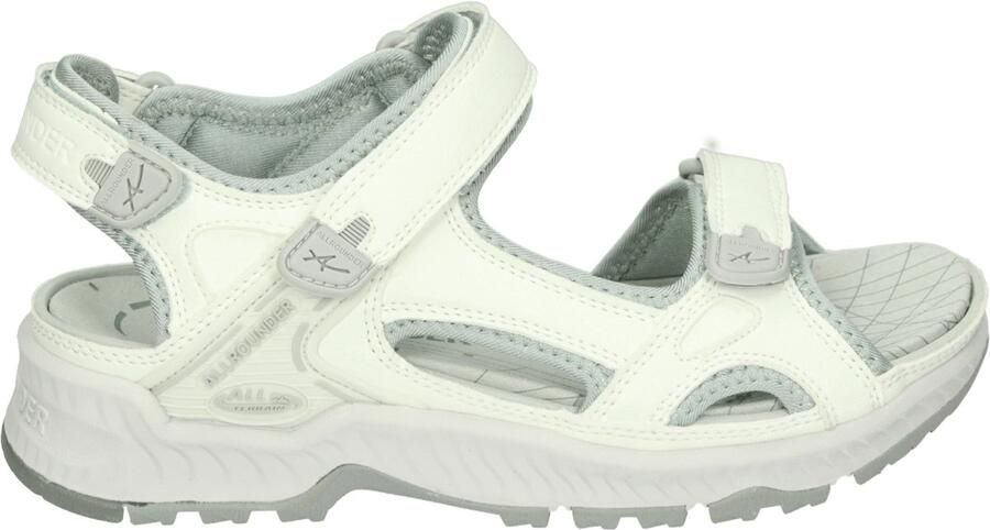 Allrounder WESTSIDE~SOFT~~~~~~~~~~~~~~~~~ Platte sandalenDames Sandalen Wit beige
