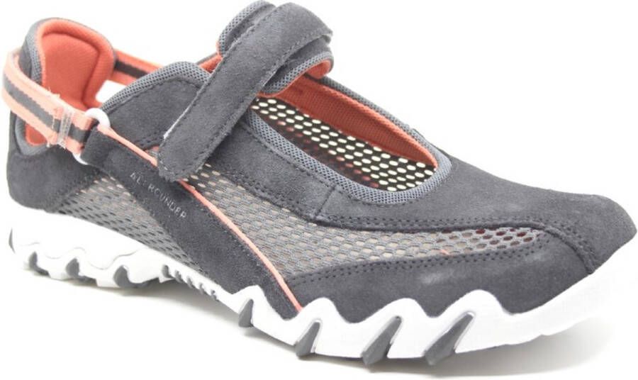 Allrounder by Mephisto Allrounder NIRO 03 60 Grey bandschoen dichte wandelsandaal