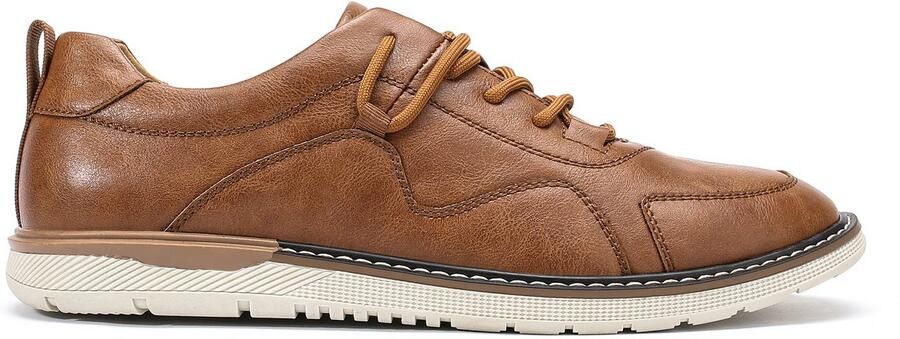 ALLTHEMEN Heren Casual Vintage Veterschoenen