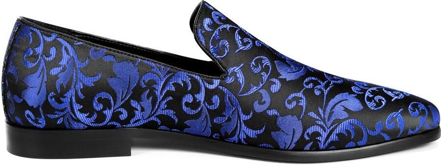 ALLTHEMEN Heren Jacquard Loafers Bruiloft Mocassins Borduurwerk Pak Pantoffels