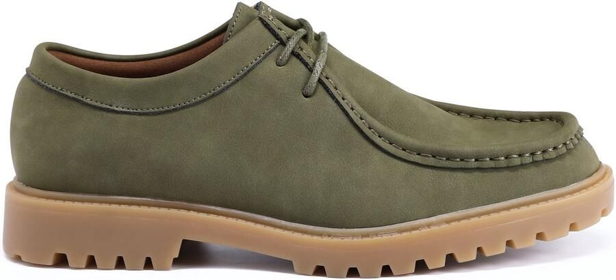 ALLTHEMEN Heren leren schoenen lage top