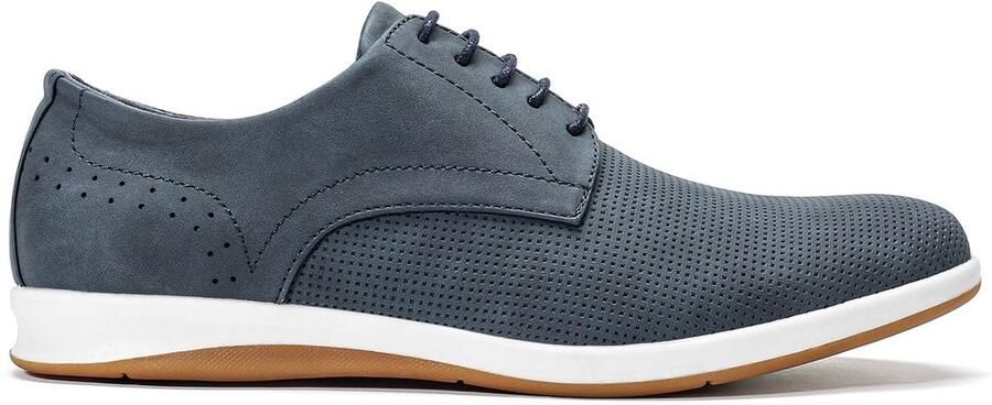 ALLTHEMEN Heren Retro Veterschoenen Mesh Bovenwerk