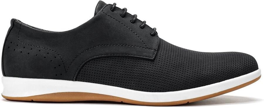 ALLTHEMEN Heren Retro Veterschoenen Mesh Bovenwerk