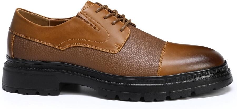 ALLTHEMEN Heren Schoenen Nette Schoenen Dikke Zool Ronde Ne