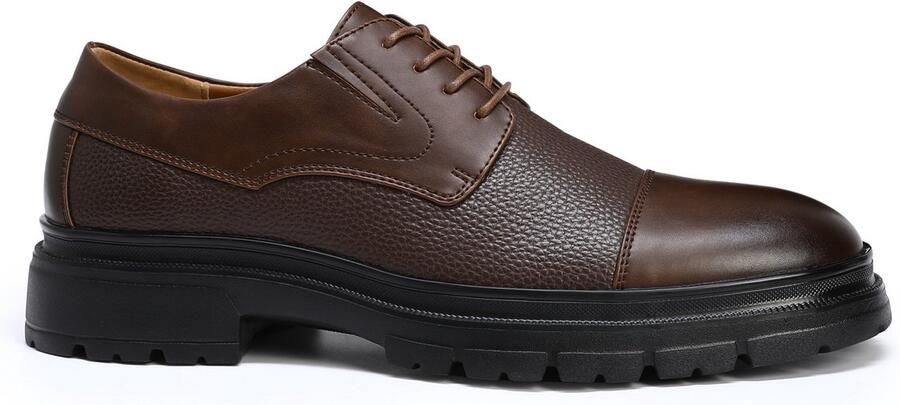 ALLTHEMEN Heren Schoenen Nette Schoenen Dikke Zool Ronde Ne