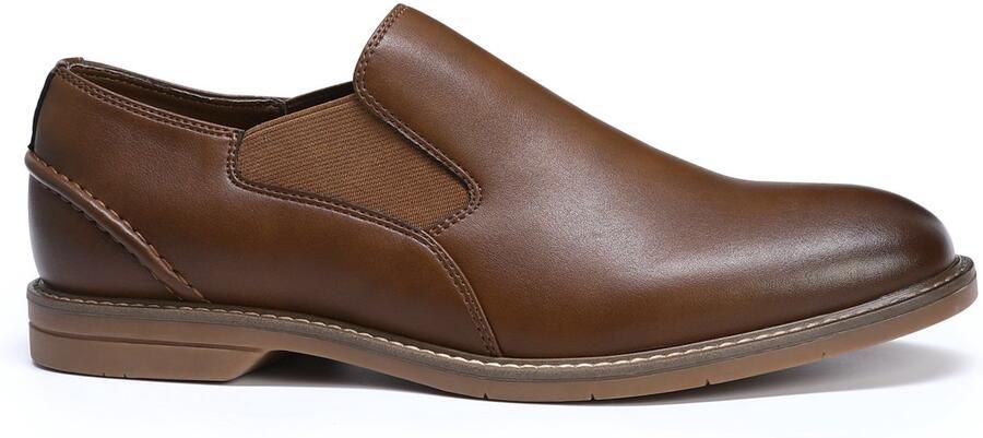 ALLTHEMEN Heren Slip-on Leren Schoenen